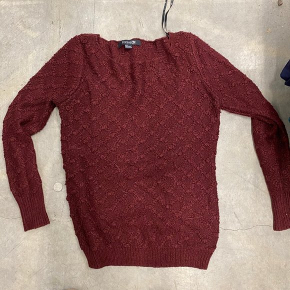 Forever 21 Sweaters - Maroon Sweater